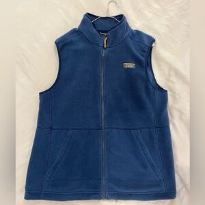 L.L. Bean Navy Fleece Vest